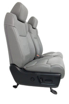 2014 - 2021 Toyota Tundra Seats Set Crewmax, OEM Gray Leather Heated Limited