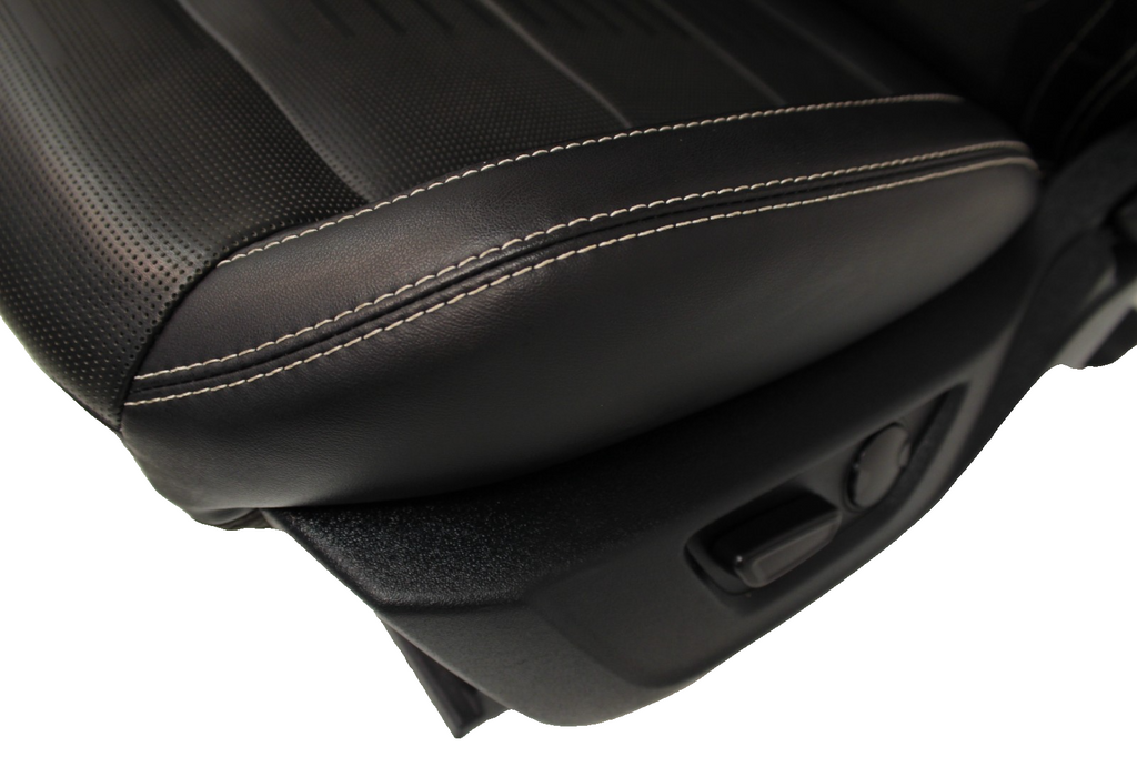 2015-2023 Ford Mustang Front Seats, Shelby GT500 Coupe Black Leather Heat & Cool