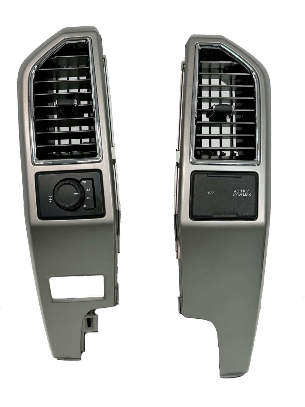 15-22 Ford F150 Super Duty Center Console Kit w/o Shifter - Black Leather Lariat