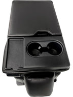 2015-2025 F150 Super Duty Console → Jump Seat Conversion Kit Black Leather Gray