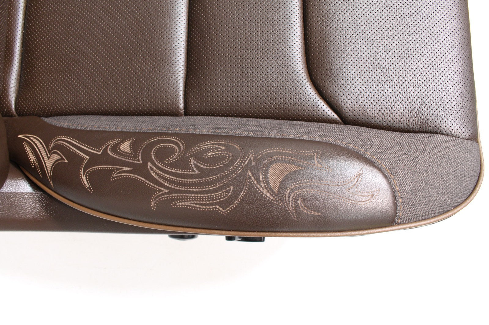 2019 - 2025 Ram 1500 Longhorn Saddle Leather Heated & Cooled Front Seats Takeout