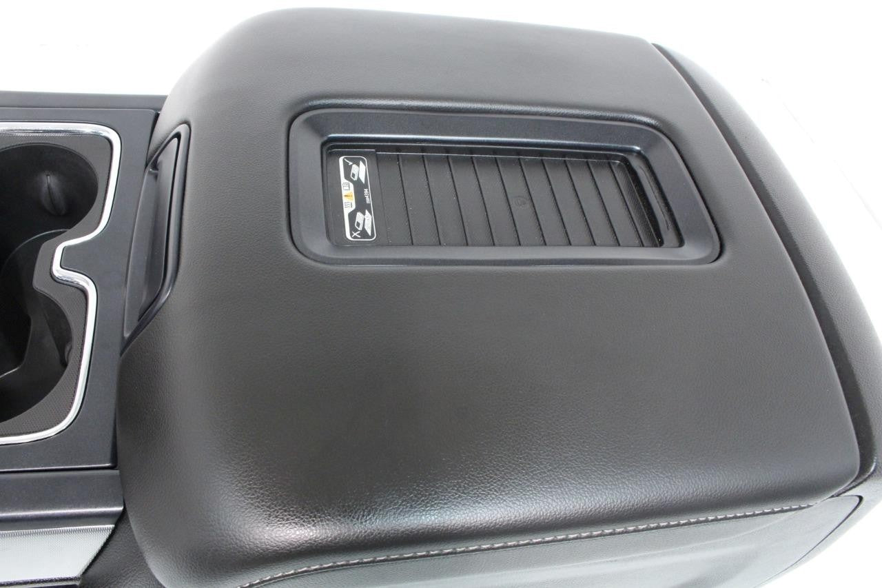 2014 - 2019 Chevy Sierra Silverado Center Console, OEM Black w Wireless Charging
