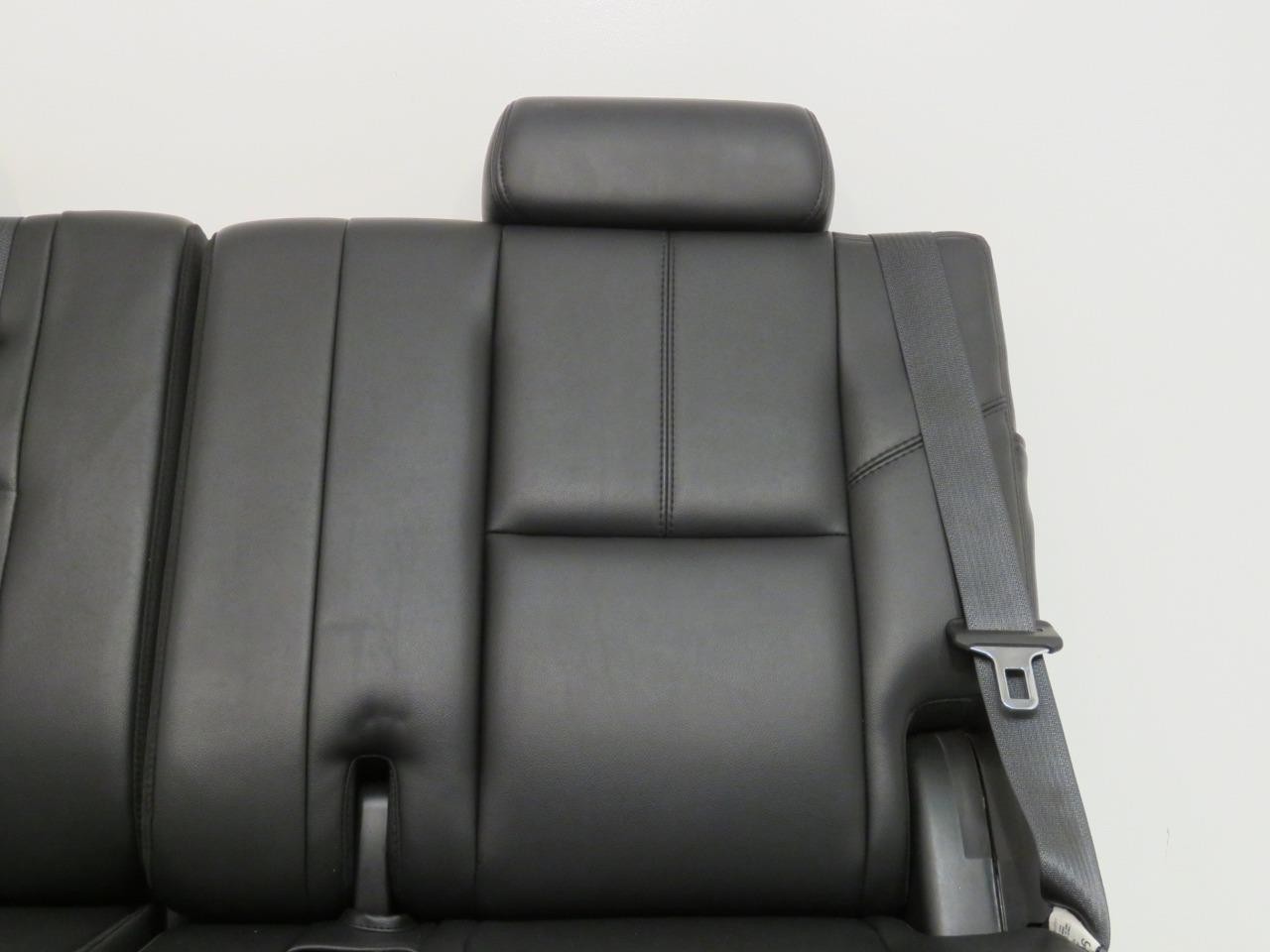 2007 - 2014 GMC Yukon Chevy Suburban Tahoe Third Row Seat, LT Black Leather Pair