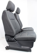 2021 - 2026 Ford F150 Super Duty Front Seats, XLT Gray Cloth 8-Way Power Driver