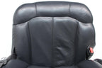 1999 - 2002 GMC Sierra Chevy Silverado Seats, Graphite Off-Black Leather, Power
