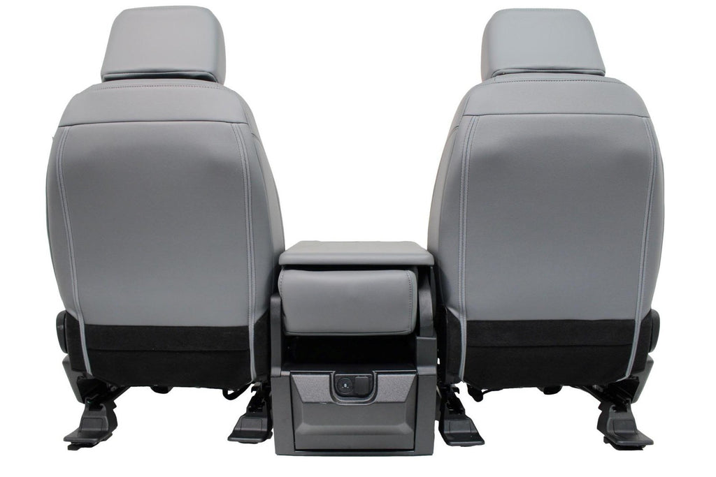 2023 - 2026 Ford Super Duty Front Seats, XL Slate Gray Vinyl Manual w/ Jumpseat