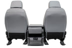 2023 - 2026 Ford Super Duty Front Seats, XL Slate Gray Vinyl Manual w/ Jumpseat