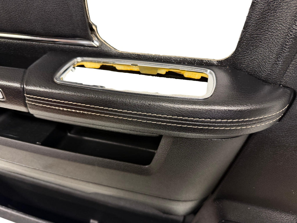 2013-2018 Ram Driver Front Door Panel, Laramie Crew Black Woodgrain 2190245-DX9