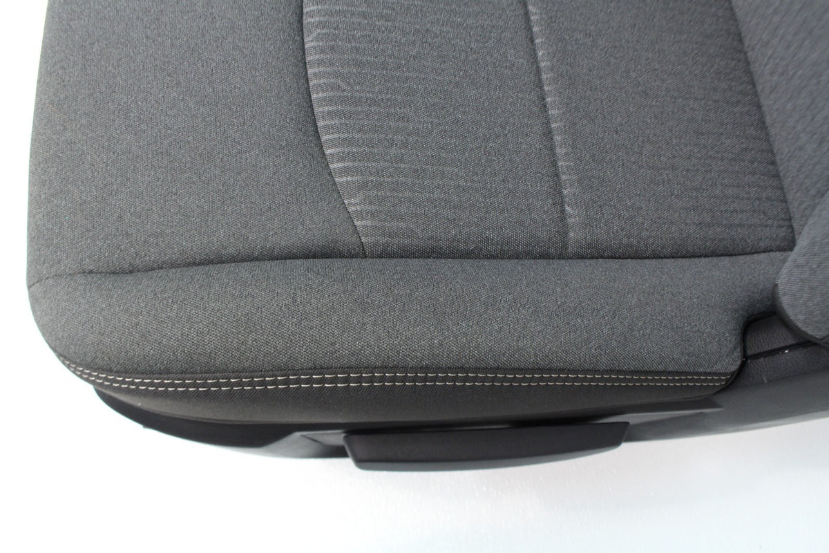 2019 - 2024 Ram HD Front Bench Seat, Charcoal Black Cloth Manual w/ Center Seat