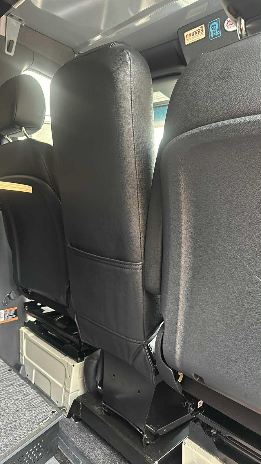 Mercedes Sprinter Jump Seat w/ Quick-Release Base & Integrated 3-Point Seatbelt