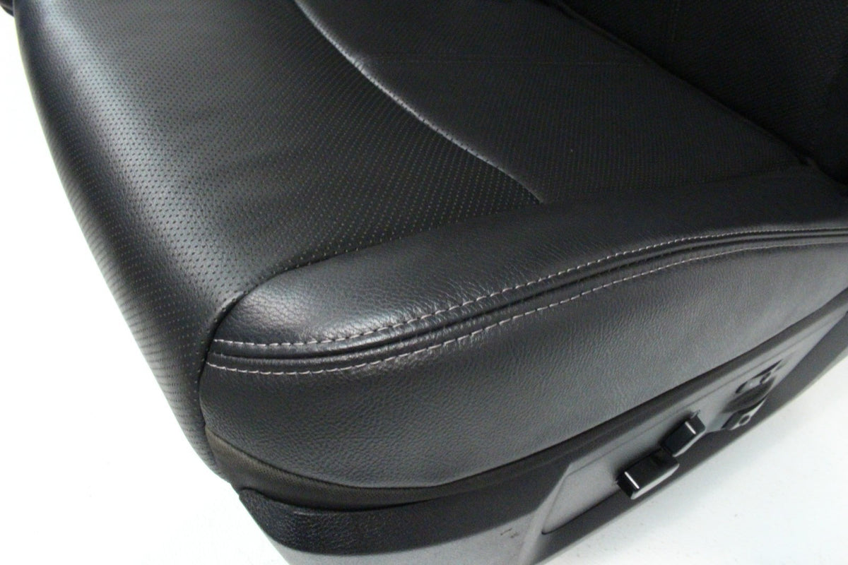 2002 - 2018 Ram Front Seats, Laramie Black Leather Heated Cooled w/ Memory