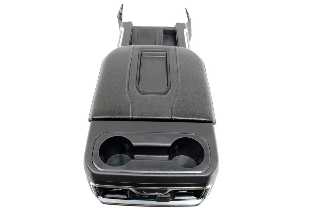 2019 - 2023 Chevrolet Silverado & GMC Sierra Black Center Console w/Leather Lid
