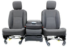 2019 - 2024 Ram HD Front Bench Seat, Charcoal Black Cloth Manual w/ Center Seat