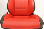2010 - 2015 Chevrolet Camaro SS Seats Set, Inferno Orange Leather Heated 2SS