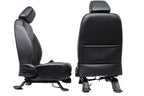 2007 - 2018 Jeep Wrangler JKU Seats Set, Oscar Mike Black Leather Freedom Edtn