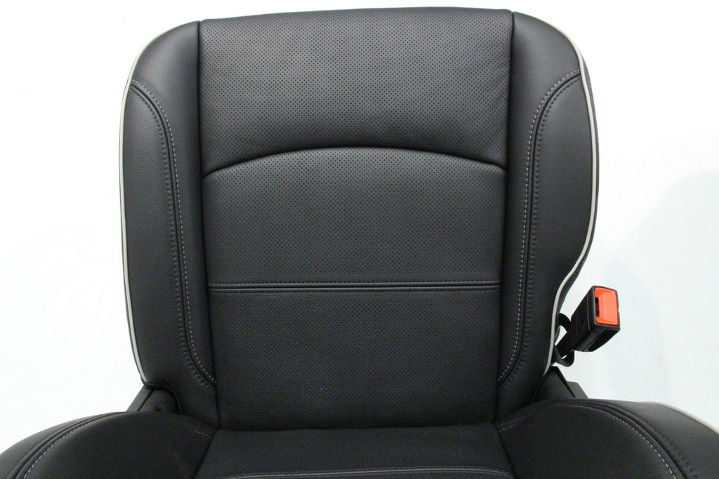 2019 - 2026 Ram 2500 3500 HD Seats Set, Rebel Black Leather Crew Cab Heat Cool