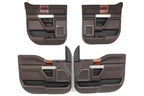 2015 - 2022 Ford F150 Super Duty Door Panel Set, King Ranch Brown, Crew Cab OEM