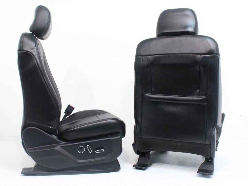 2015-2022 Ford F150 Super Duty Lariat Front Seats, Black Leather Heat Ventilated
