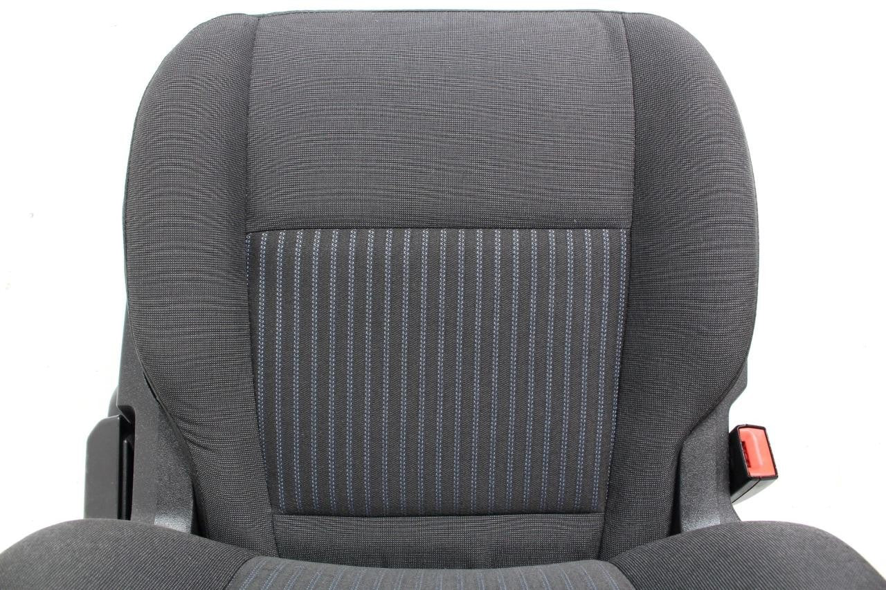 2015 - 2023 Ford Transit Black Cloth Front Bucket Seats with Armrests