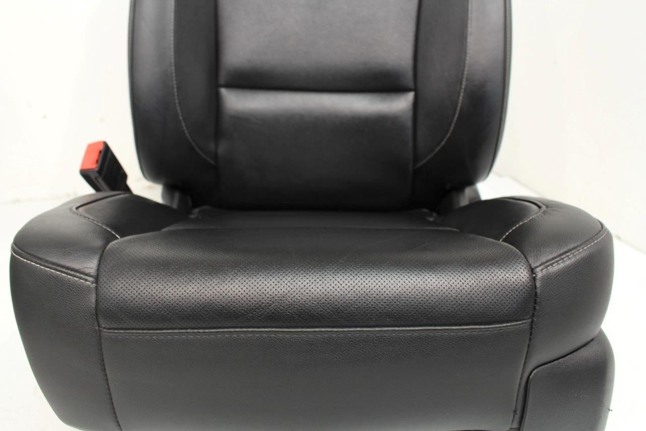 2014 - 2019 GM Sierra Silverado LTZ Front Seats, Black Leather OEM Heated Cooled