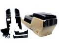 15-22 Ford Truck Center Console & Install Kit w/o Shifter - Tan Leather Lariat