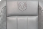 2002-2008 Dodge Ram Slate Gray Leather Seats & Woodgrain Business Console