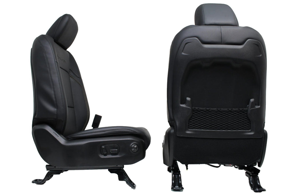 18-25 Jeep JT Gladiator JL Wrangler Seats Sahara Black Heated Leather ZERO MILES