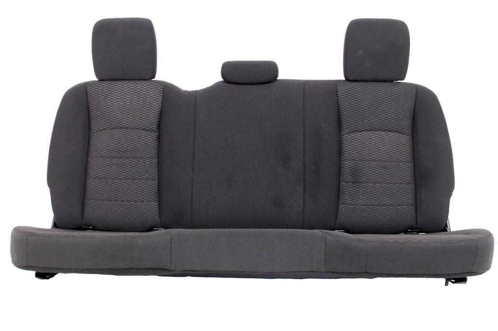 2009-2024 Dodge Ram Seats, Quad Cab Front & Rear, Manual Black Cloth w/ Jumpseat