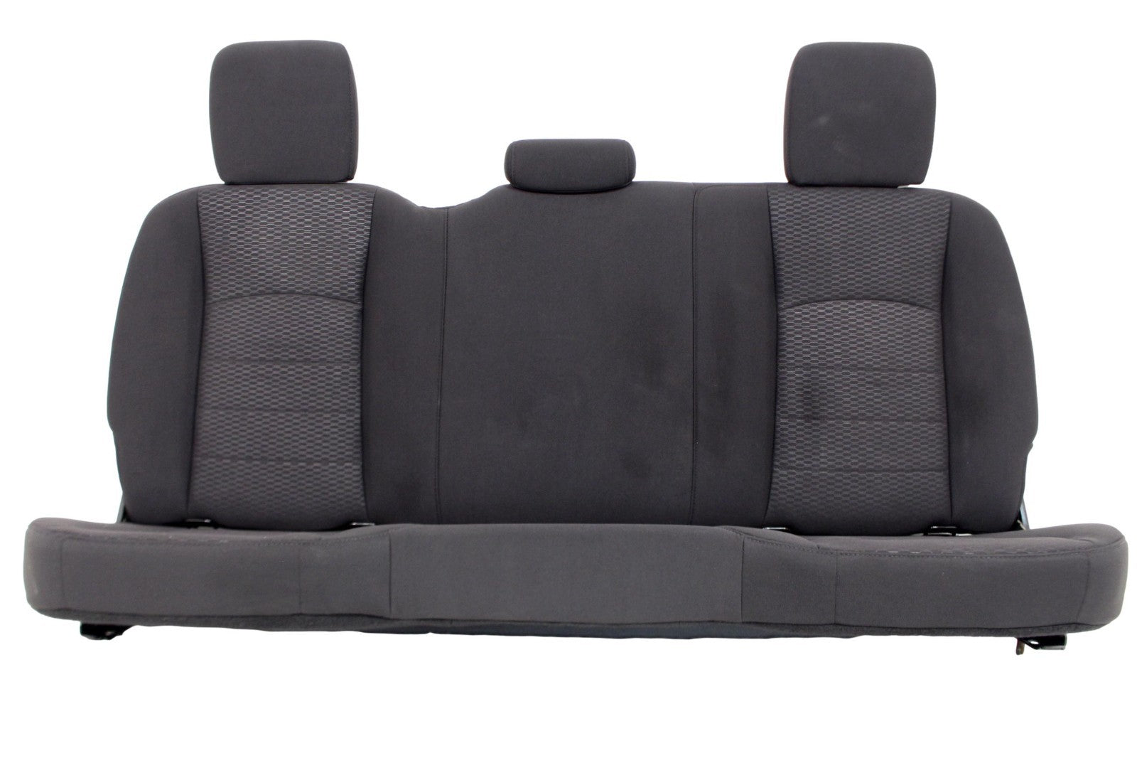 2009-2024 Dodge Ram Seats, Quad Cab Front & Rear, Manual Black Cloth w/ Jumpseat