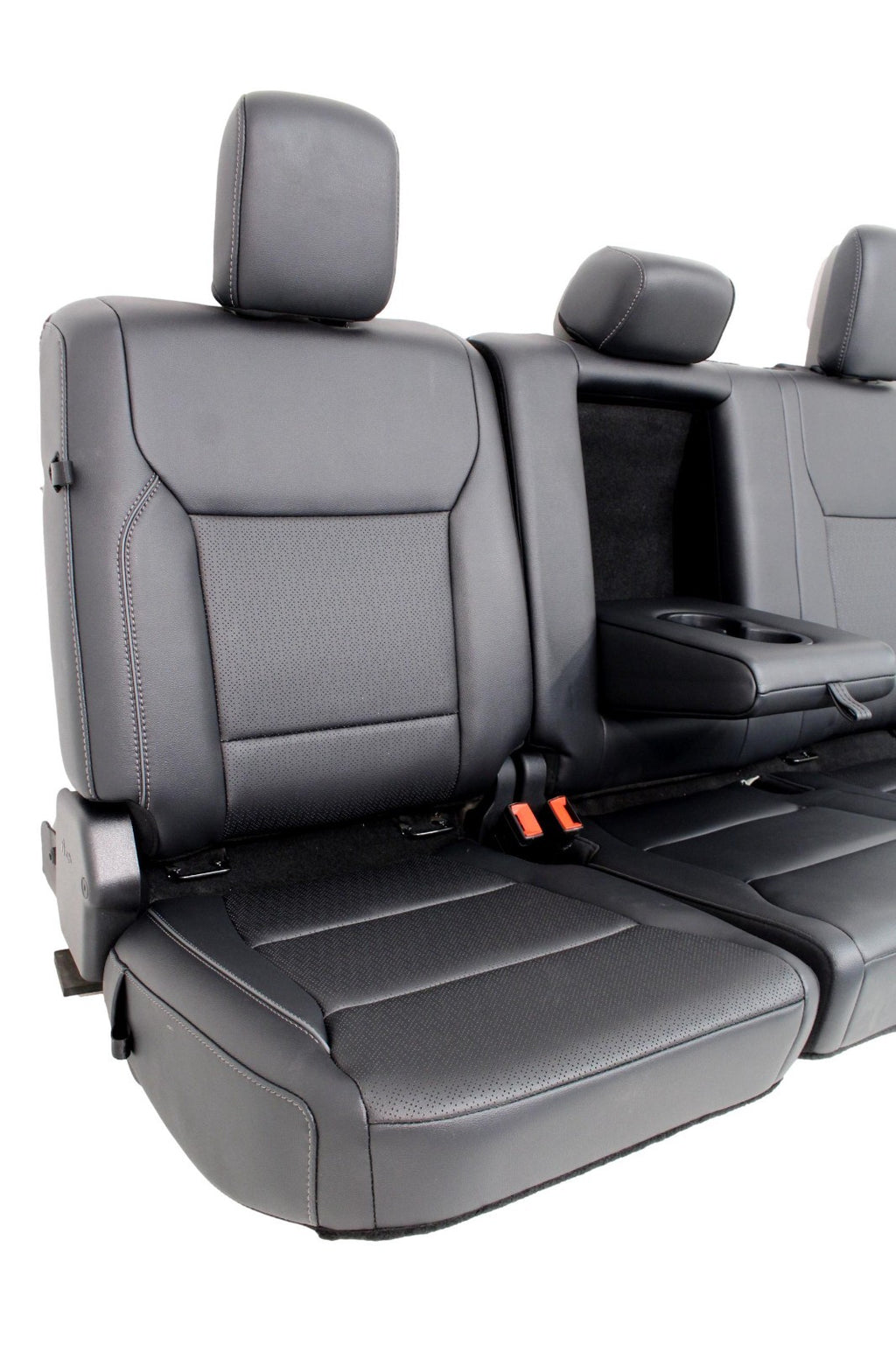2021 - 2026 Ford F150 Super Duty Crew Cab Seats, Lariat Black Leather Heat Cool