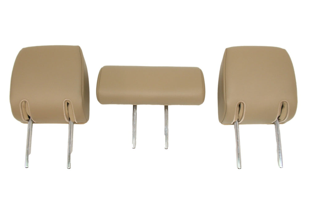 2014-2024 Toyota 4Runner Rear 2nd Row Seat Headrests Set Sand Beige Softex Vinyl