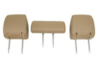 2014-2024 Toyota 4Runner Rear 2nd Row Seat Headrests Set Sand Beige Softex Vinyl