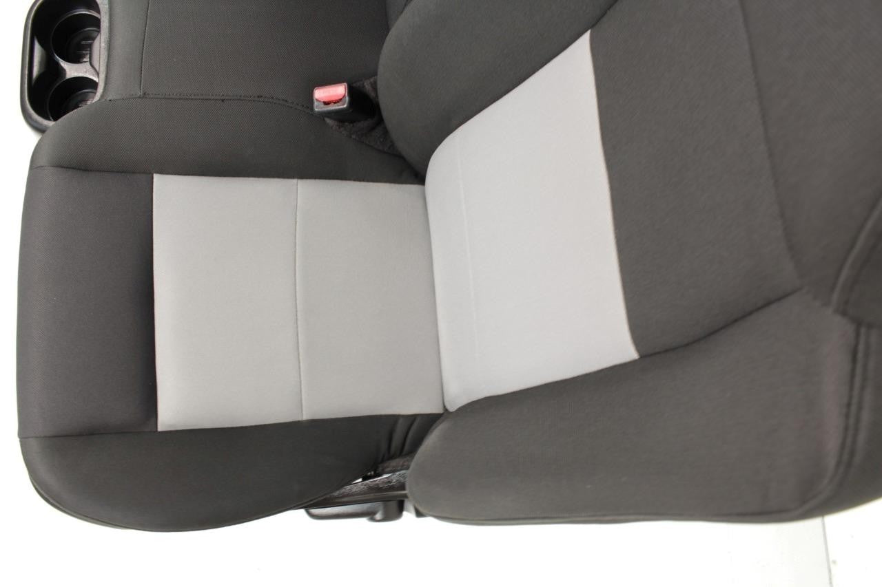 1998 - 2009 Ford Ranger Seats, 60-40 Split Bench, Black Gray Cloth, Extended Cab
