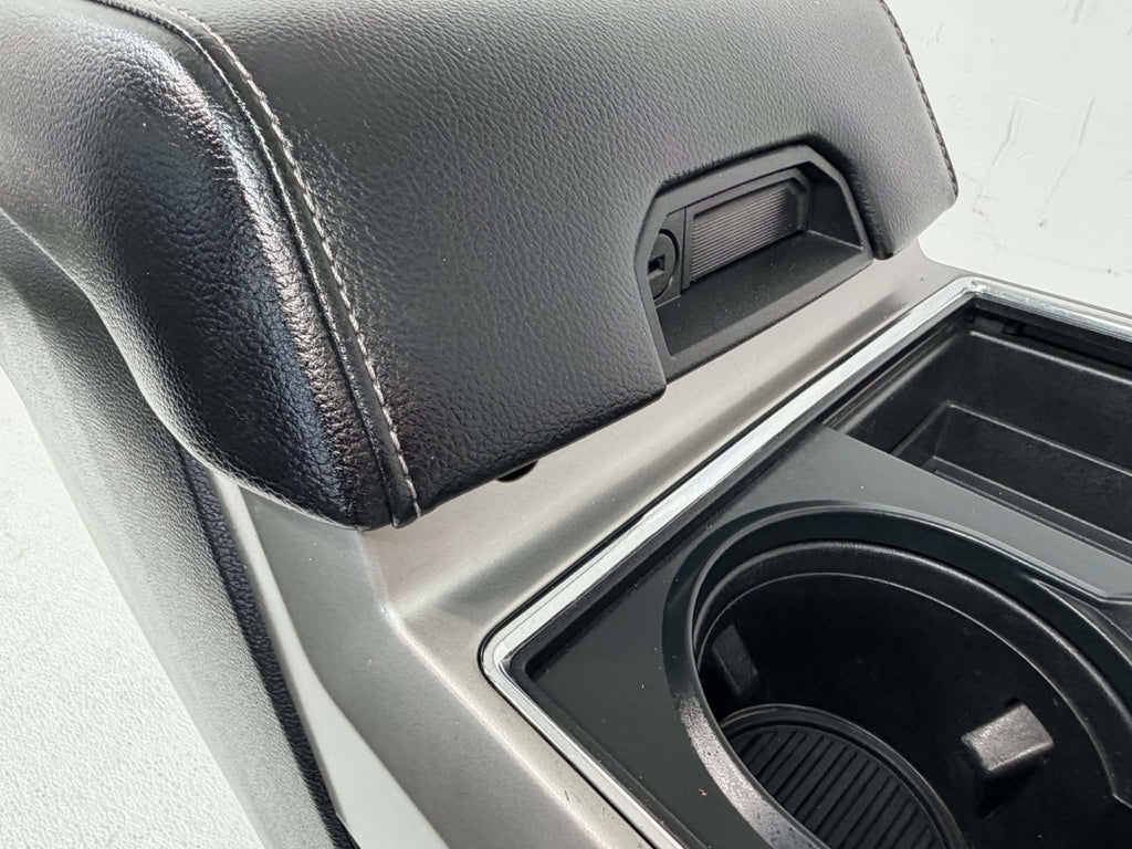 15-22 Ford F150 Super Duty Center Console Kit w/o Shifter - Black Leather Lariat