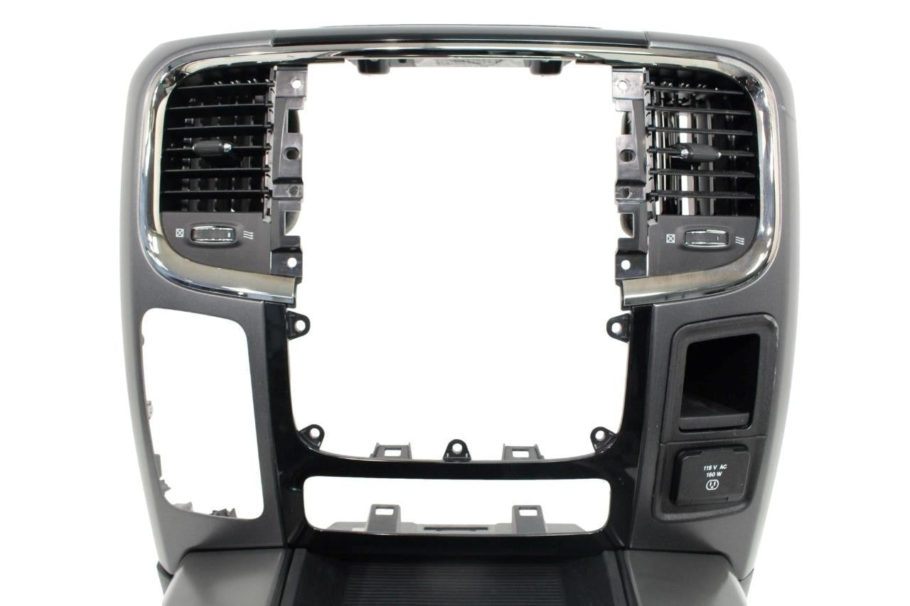 2013 - 2018 Dodge Ram Center Console, Black w/ Installation Brackets & Trim OEM