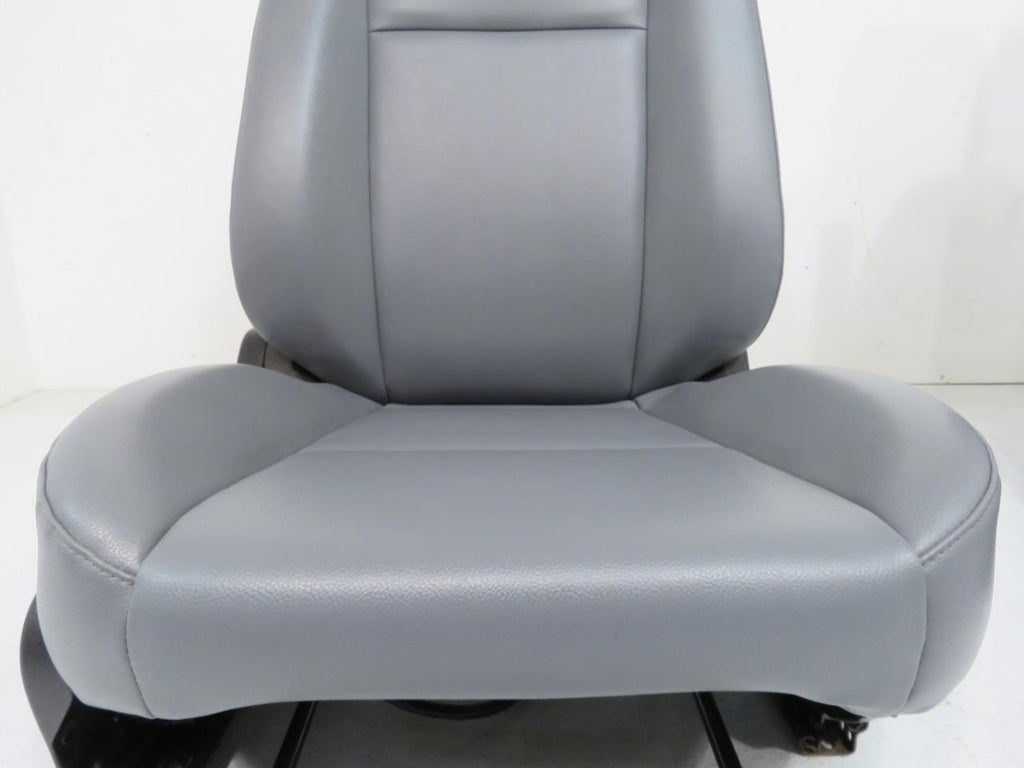 2015 - 2026 Ford Transit Front Seats, Pewter Gray Vinyl, Manual w/  Armrest