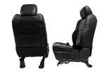 2002 - 2018 Dodge Ram Seats Set, Crew Cab Katzkin Black Leather Powered Heated