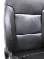 2014 - 2019 GM Sierra Silverado LT Front Seats, Power Black Leather, w/ Jumpseat