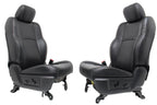 2009 - 2018 Ram Front Seats, Laramie Black Leather w/ Heating & Ventilation OEM