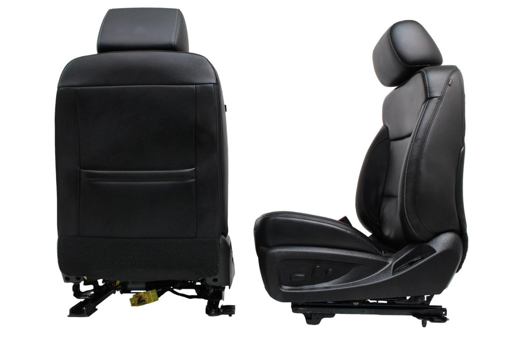 2014 - 2019 Sierra Chevy Silverado Front Seats, LTZ Power Black Leather, Heated