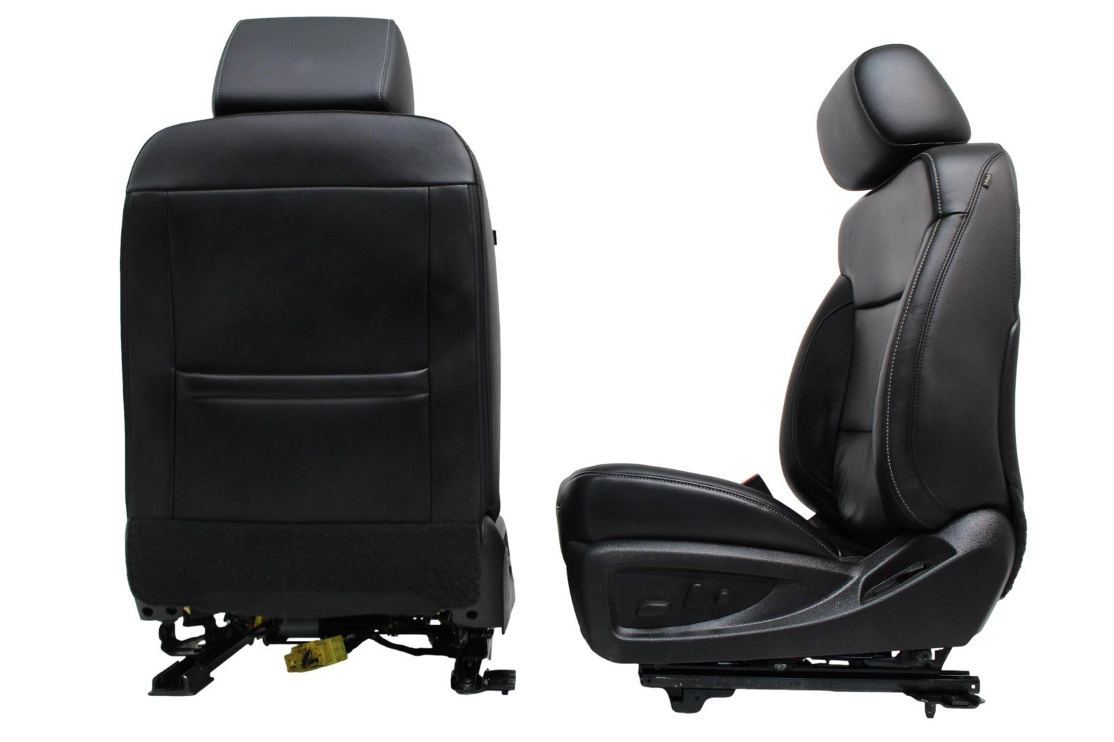 2014 - 2019 Sierra Chevy Silverado Front Seats, LTZ Power Black Leather, Heated