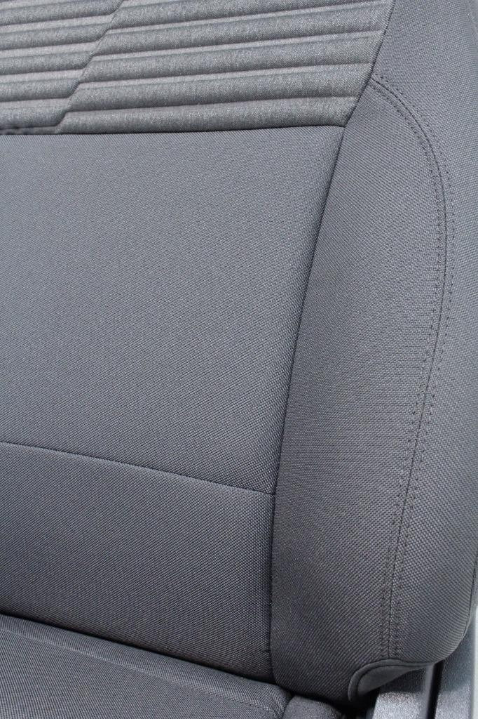 2015 - 2026 Ford F150 & Super Duty Seats, STX Black Cloth Manual w/ Lumbar