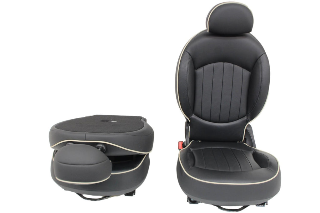 2011-2016 Mini Countryman R60 Seats, Lounge Leather Front Rear Bucket Set Black