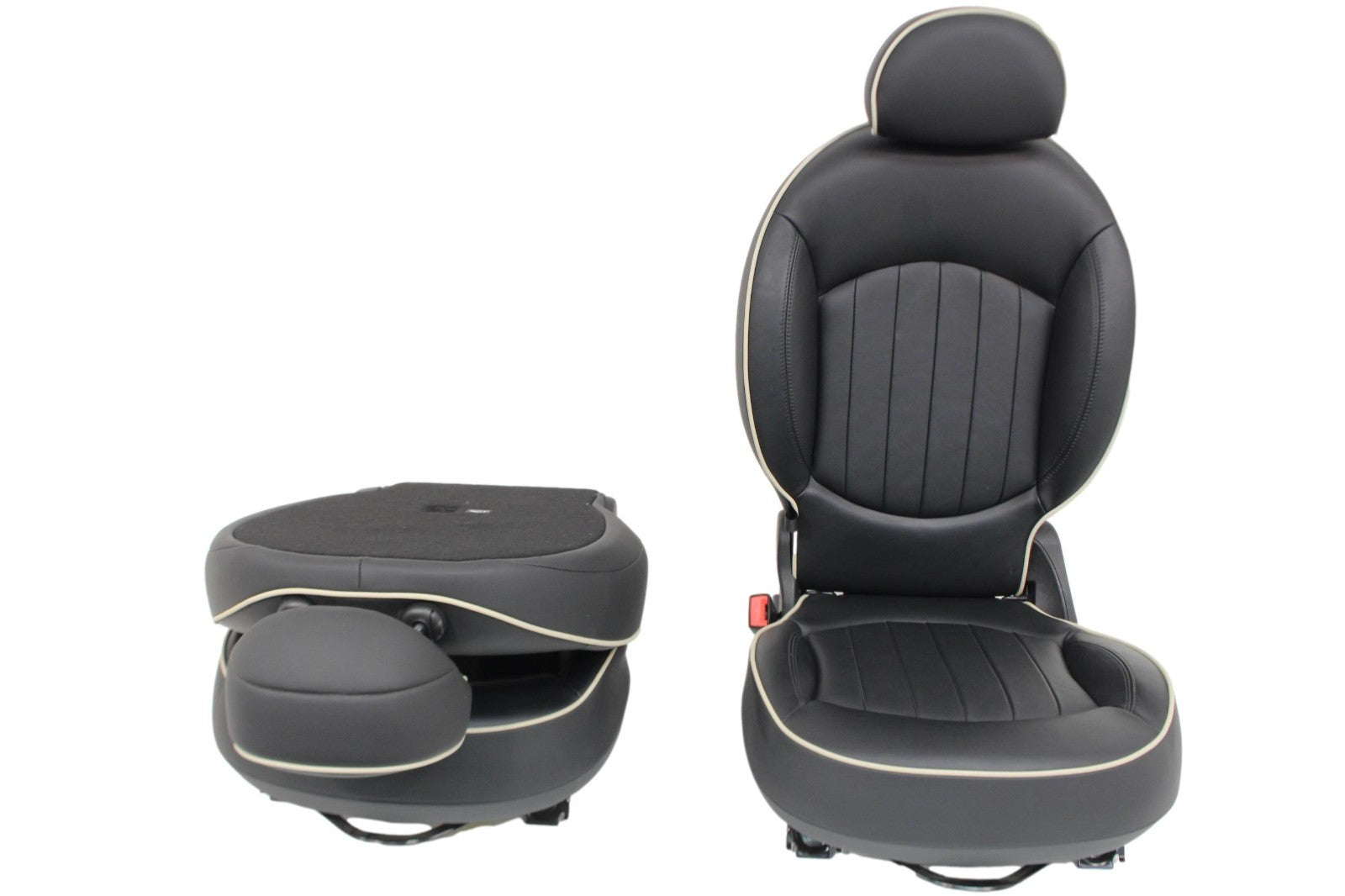 2011-2016 Mini Countryman R60 Seats, Lounge Leather Front Rear Bucket Set Black