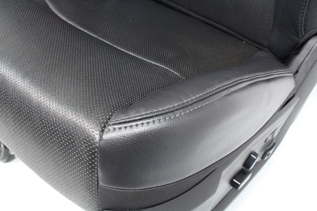 2002 - 2018 Ram Front Seats, Laramie Black Leather Heated Cooled w/ Memory