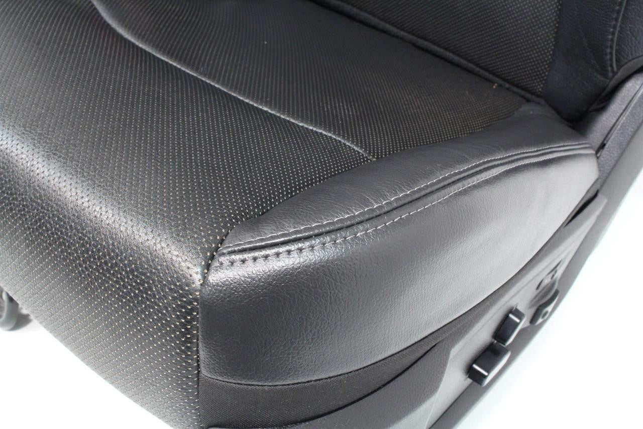 2002 - 2018 Ram Front Seats, Laramie Black Leather Heated Cooled w/ Memory