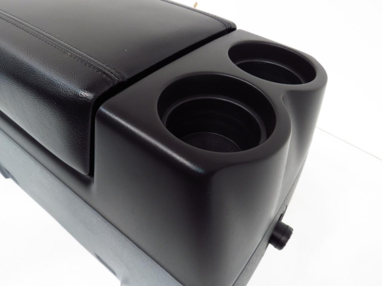 2009 - 2014 Ford F150 Center Console w/ Leather Armrest Storage & Cupholders