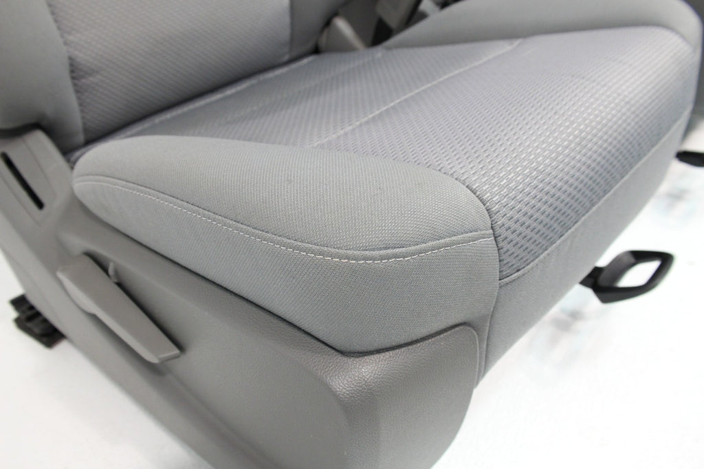2014 - 2019 Sierra Chevy Silverado Front Seats, Gray Cloth Manual w/ Lumbar