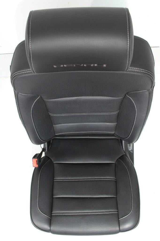 2018-2020 GMC Yukon Denali Front Seats, OEM Black Leather Heated Ventilated Cool