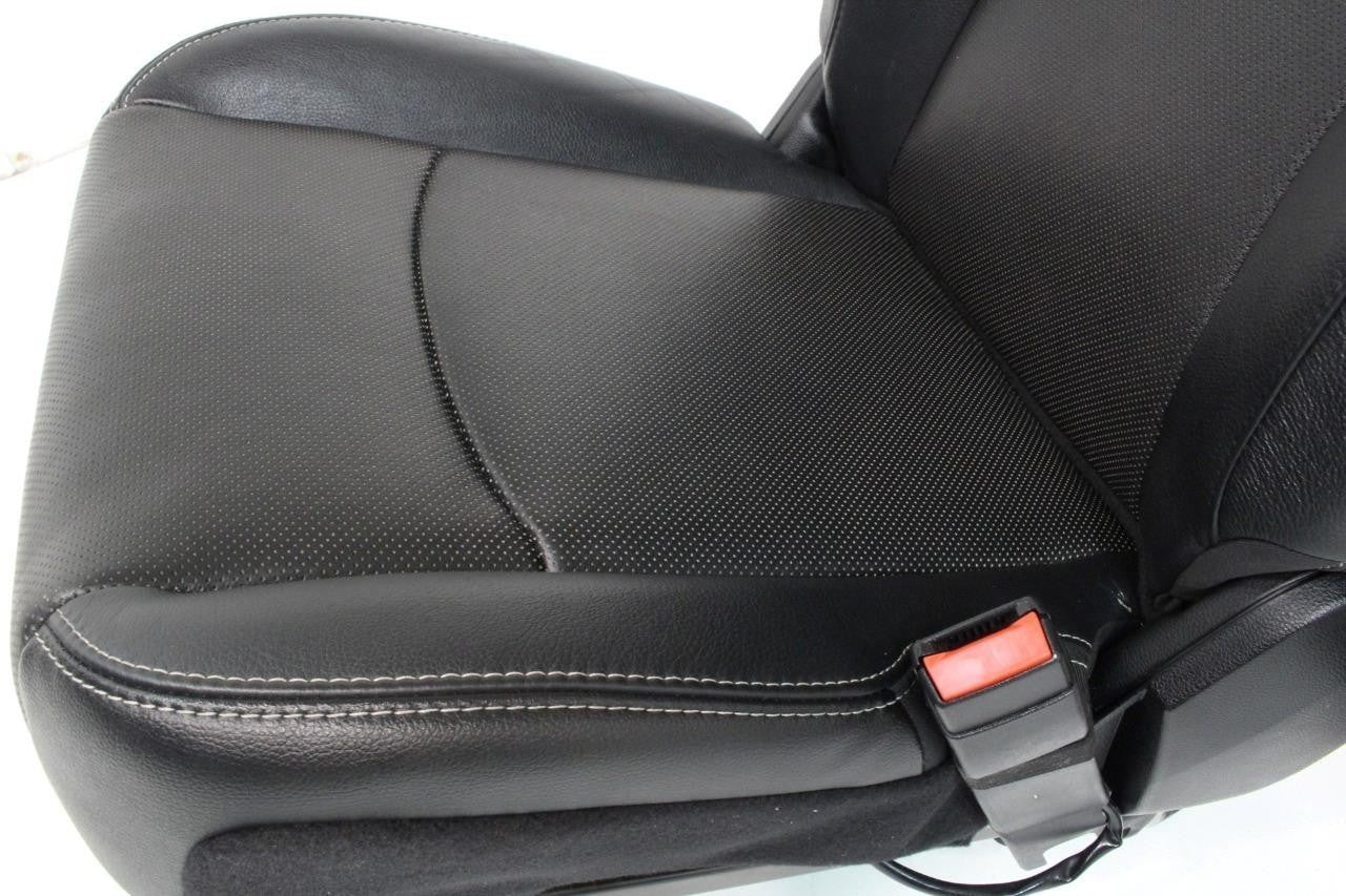 2002 - 2018 Ram Front Seats, Laramie Black Leather Heated Cooled w/ Memory